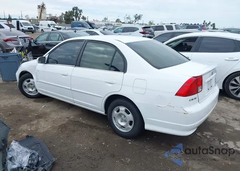 2004 Honda Civic Hybrid z USA, uszkodzony, nr VIN JHMES96604S020743